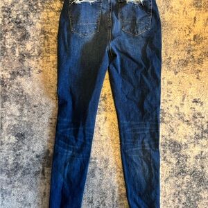 Women's Blue Distressed Jeans